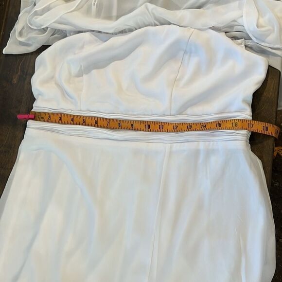 New  Ever Pretty White 2-Ways Convertible Slit Bridal Maxi Dress - Picture 14 of 14